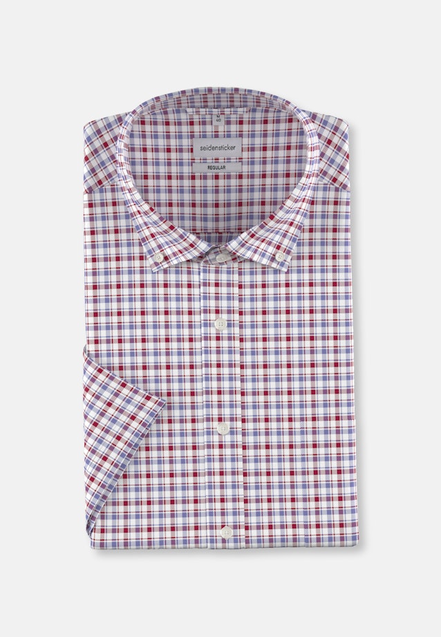 Regular Business Hemd Karo in Rot |  Seidensticker Onlineshop