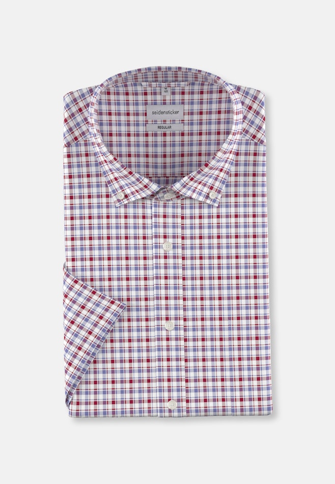 Regular Business Hemd Karo in Rot | Seidensticker Onlineshop