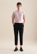 Regular Business shirt Check in Orange |  Seidensticker Onlineshop