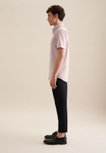 Regular Business shirt Check in Orange |  Seidensticker Onlineshop