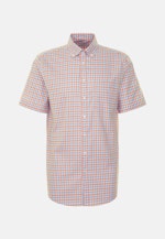 Regular Business shirt Check in Orange |  Seidensticker Onlineshop