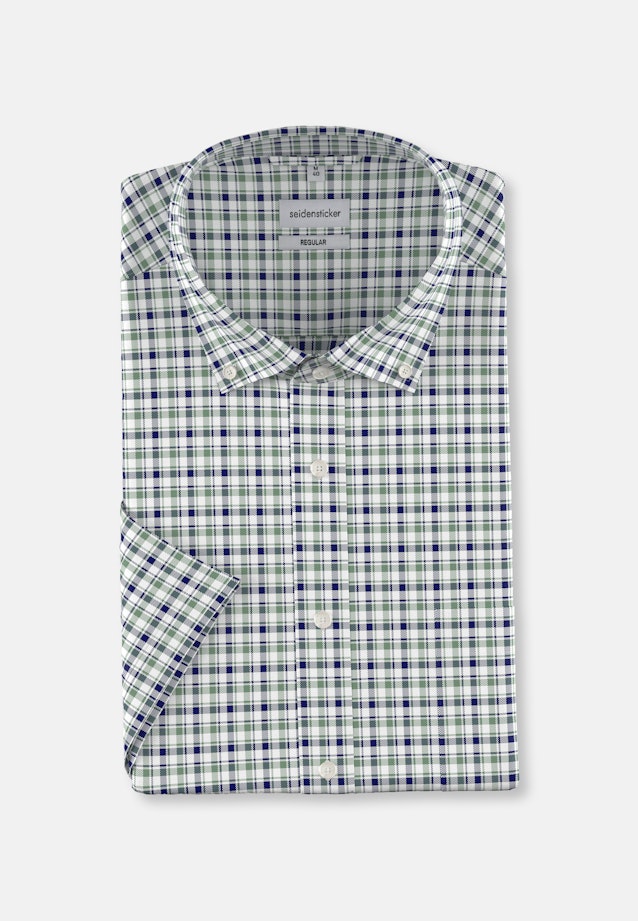 Regular Business shirt Check in Green |  Seidensticker Onlineshop