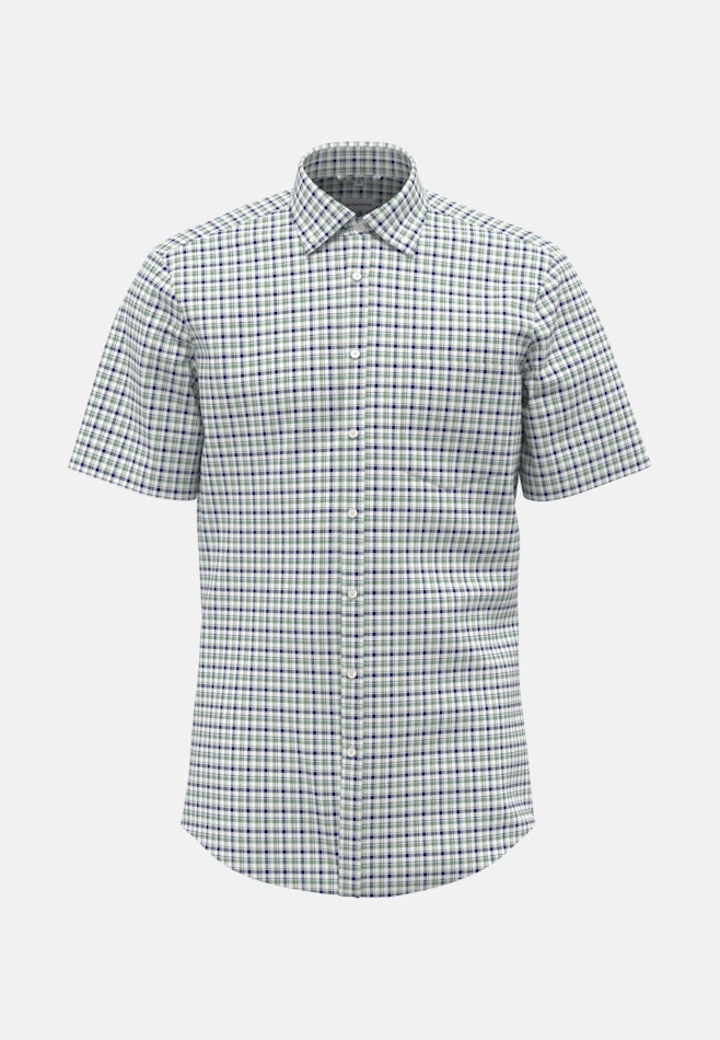 Regular Business Hemd Karo in Grün | Seidensticker Onlineshop