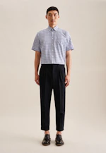 Comfort Chemise d'affaires carreaux in Bleu Clair |  Seidensticker Onlineshop