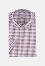 Bügelfreies Twill Kurzarm Business Hemd in Comfort mit Button-Down-Kragen in Rot |  Seidensticker Onlineshop