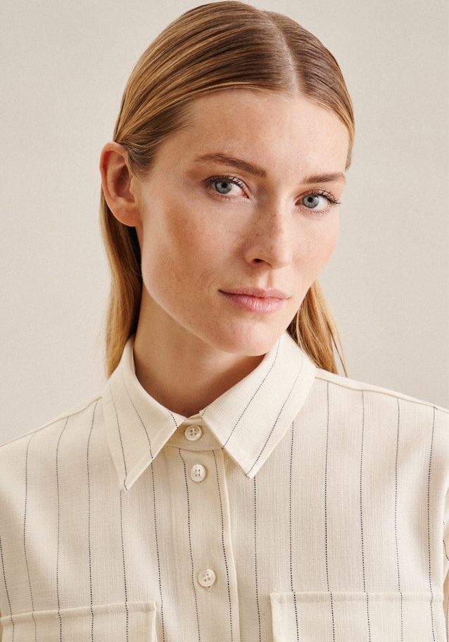 Shirt Blouse Stripes in Ecru | Seidensticker Onlineshop