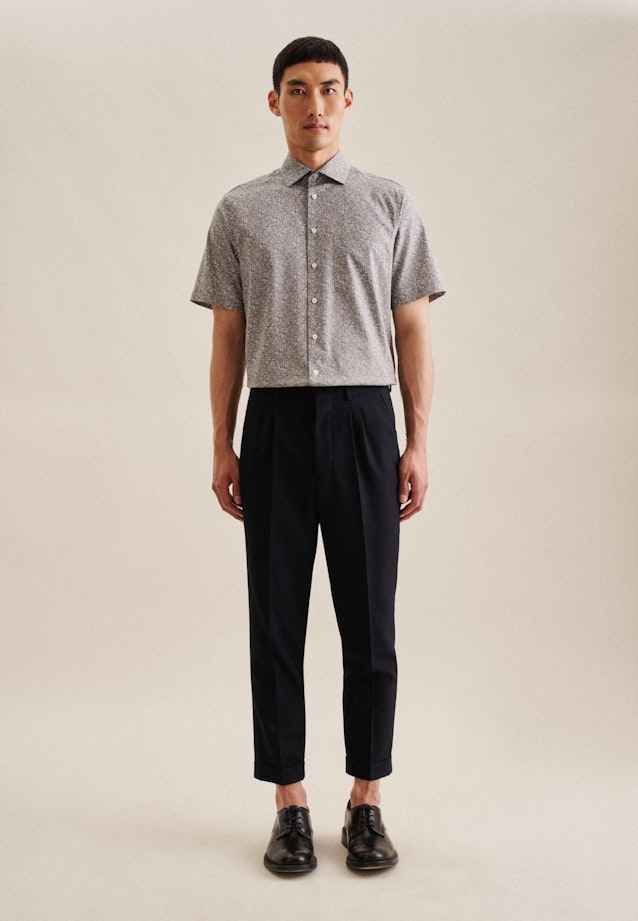 Regular Chemise d'affaires Floral in Marron |  Seidensticker Onlineshop