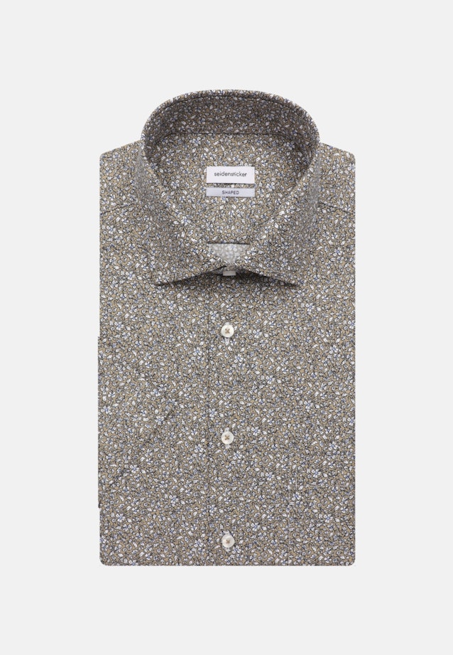 Regular Business Hemd Floral in Braun |  Seidensticker Onlineshop