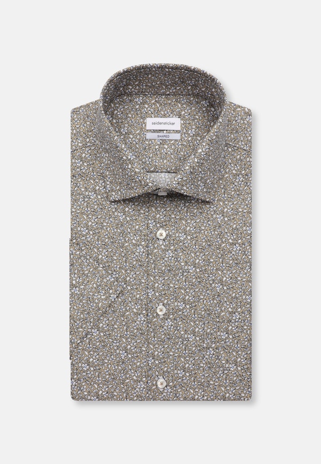 Regular Chemise d'affaires Floral in Marron |  Seidensticker Onlineshop
