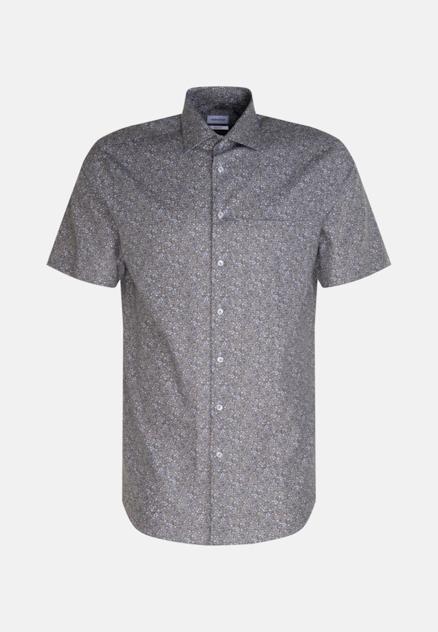 Regular Business Hemd Floral in Braun |  Seidensticker Onlineshop