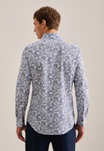 Slim Performance-Hemd Floral in Hellblau |  Seidensticker Onlineshop