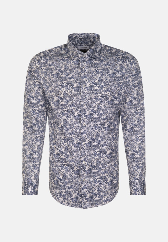 Slim Performance-Hemd Floral in Hellblau |  Seidensticker Onlineshop