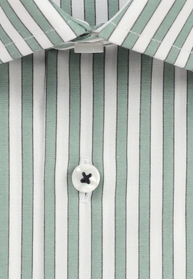 Bügelfreies Popeline Kurzarm Business Hemd in Regular mit Kentkragen in Grün |  Seidensticker Onlineshop