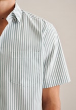 Regular Business Hemd Streifen in Grün |  Seidensticker Onlineshop