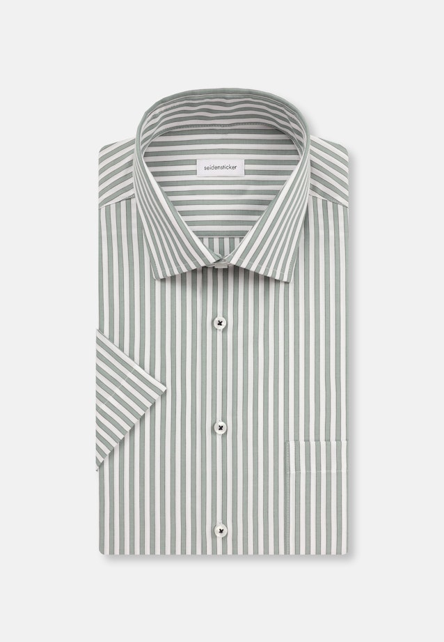 Regular Business Hemd Streifen in Grün |  Seidensticker Onlineshop