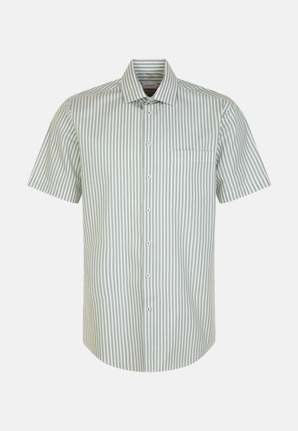 Regular Business Hemd Streifen in Grün |  Seidensticker Onlineshop