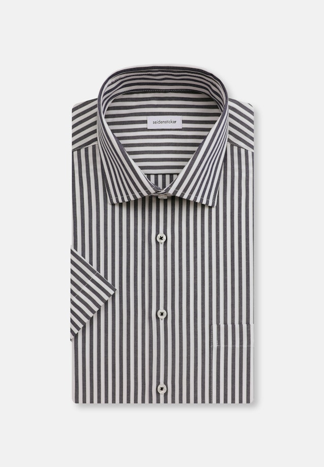 Regular Business Hemd Streifen in Mittelblau |  Seidensticker Onlineshop