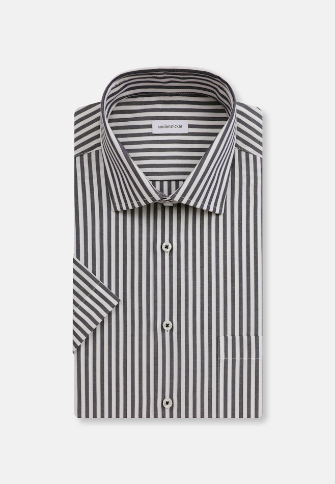 Regular Business Hemd Streifen in Mittelblau | Seidensticker Onlineshop