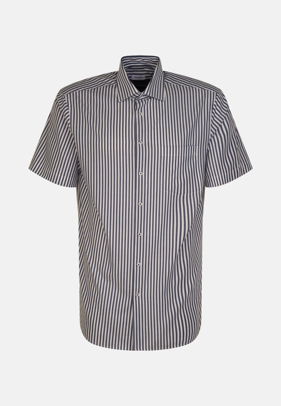 Regular Business Hemd Streifen in Mittelblau |  Seidensticker Onlineshop