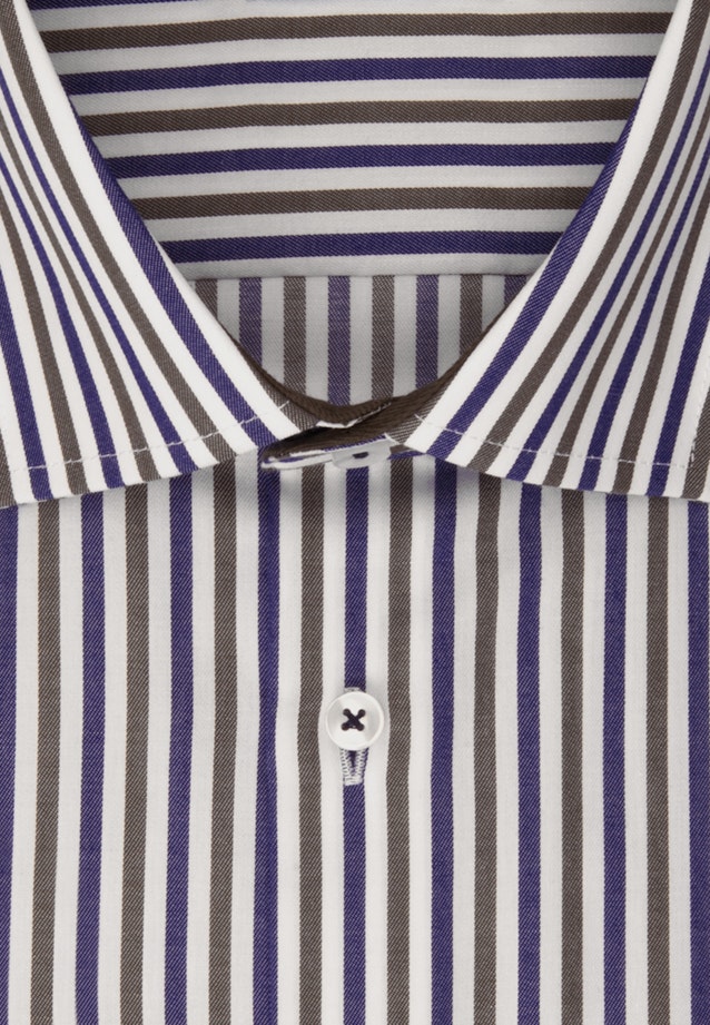 Non-iron Twill korte arm Business overhemd in Regular with Kentkraag in Groen |  Seidensticker Onlineshop