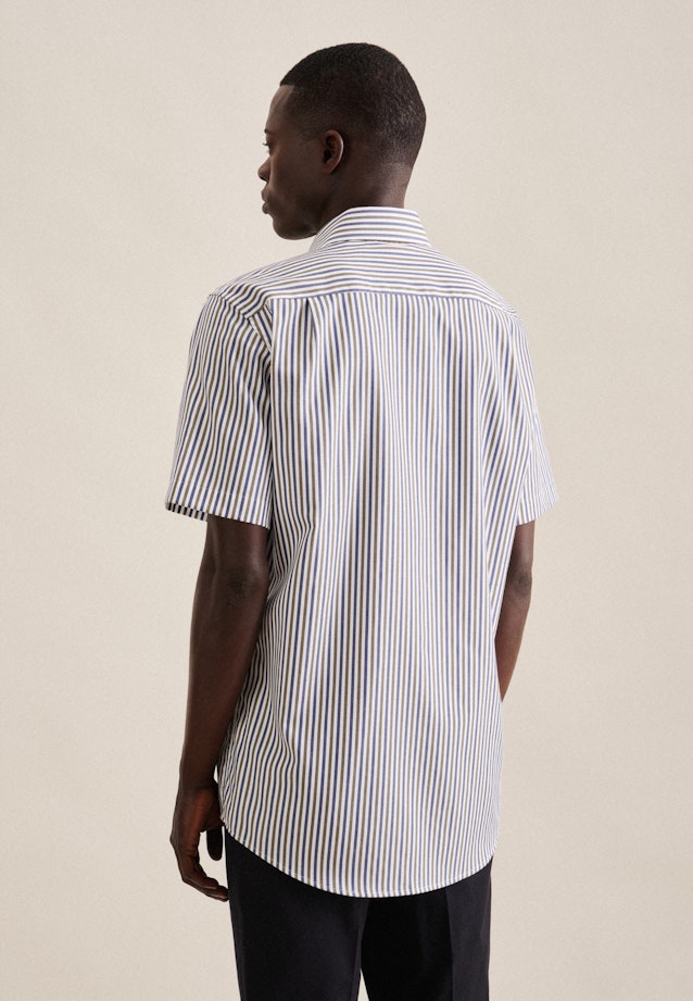 Regular Business Hemd Streifen in Grün |  Seidensticker Onlineshop