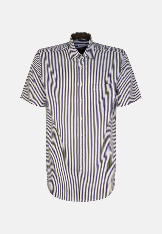 Non-iron Twill Short sleeve Business Shirt in Regular with Kent-Collar in Green |  Seidensticker Onlineshop