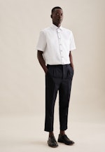 Non-iron Poplin Short sleeve Business Shirt in Regular with Kent-Collar in White |  Seidensticker Onlineshop