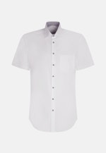 Non-iron Poplin Short sleeve Business Shirt in Regular with Kent-Collar in White |  Seidensticker Onlineshop