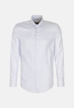 Easy-iron Structure Business Shirt in Shaped with Kent-Collar in Light Blue |  Seidensticker Onlineshop