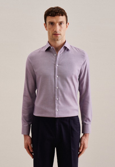 Slim Business Hemd Kleinmuster in Rosa/Pink |  Seidensticker Onlineshop
