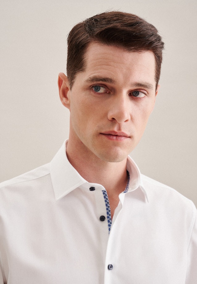 Slim Business shirt Uni in White |  Seidensticker Onlineshop