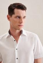 Chemise Business Slim Manche courte sans repassage in Blanc |  Seidensticker Onlineshop