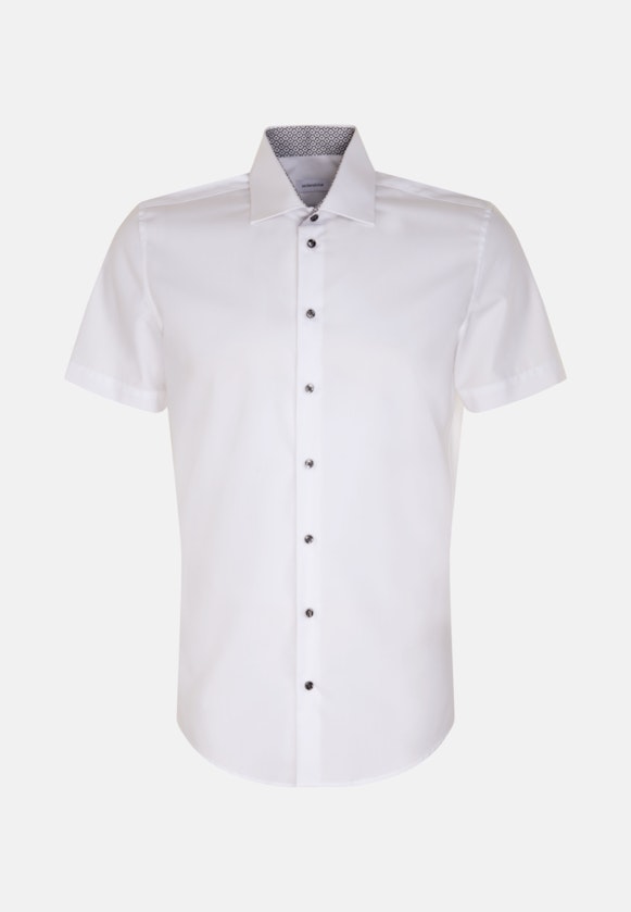 Slim Business Hemd Uni in Weiß |  Seidensticker Onlineshop