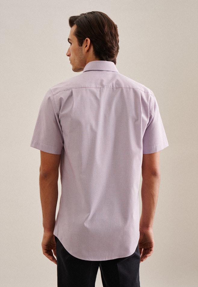 Non-iron Poplin Business Shirt in Comfort with Kent-Collar in Red | Seidensticker online shop