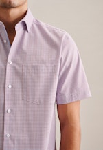 Comfort Business Hemd Karo in Rot |  Seidensticker Onlineshop