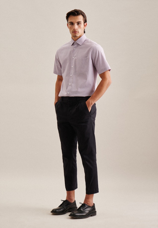 Comfort Business Hemd Karo in Rot |  Seidensticker Onlineshop