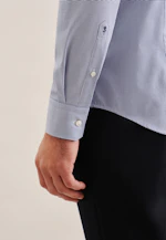 Shaped Business Hemd Pepita in Hellblau |  Seidensticker Onlineshop