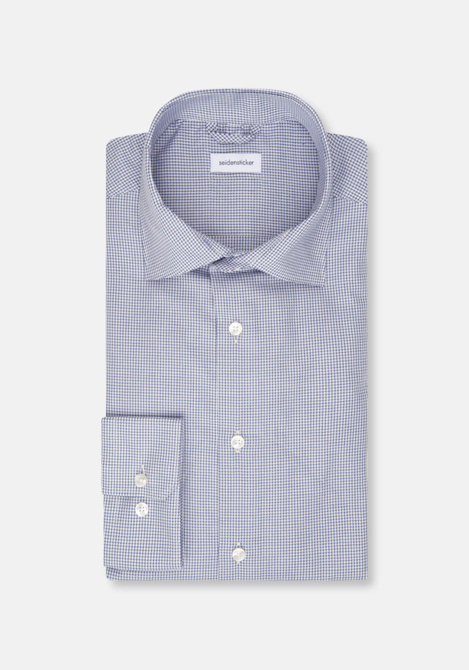 Shaped Chemise d'affaires Pepita dans Bleu Clair | Boutique en ligne Seidensticker