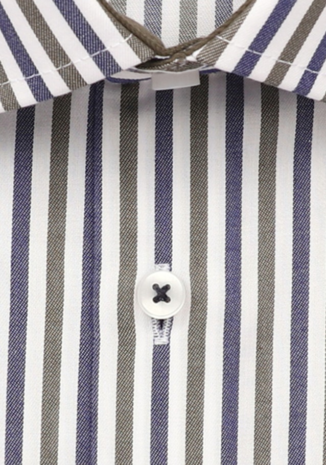 Bügelfreies Twill Business Hemd in Shaped mit Kentkragen in Grün |  Seidensticker Onlineshop