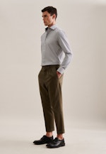 Shaped Business Hemd Streifen in Grün |  Seidensticker Onlineshop