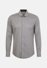 Shaped Business Hemd Streifen in Grün |  Seidensticker Onlineshop