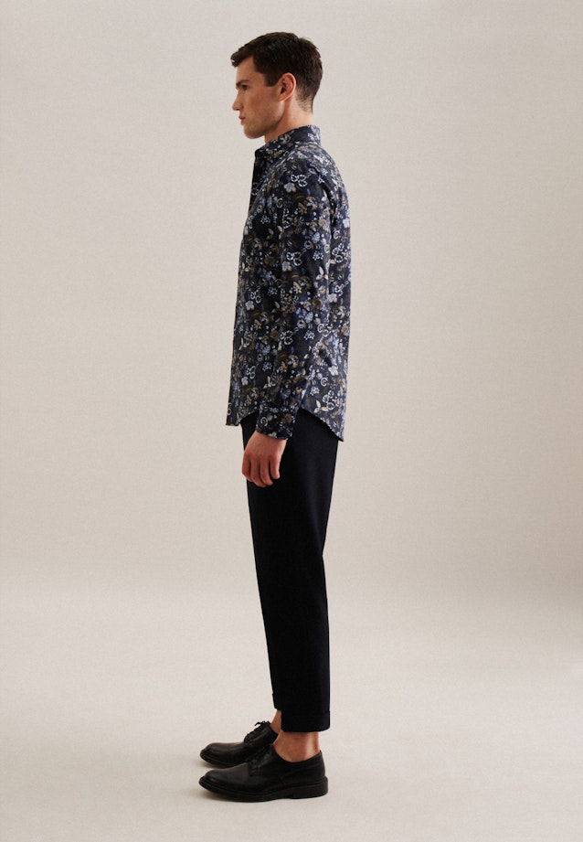 Shaped Chemise d'affaires Imprimé in Bleu Foncé |  Seidensticker Onlineshop