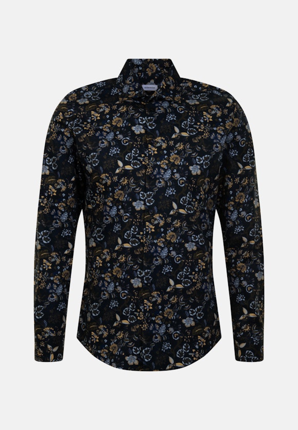 Shaped Chemise d'affaires Imprimé in Bleu Foncé |  Seidensticker Onlineshop