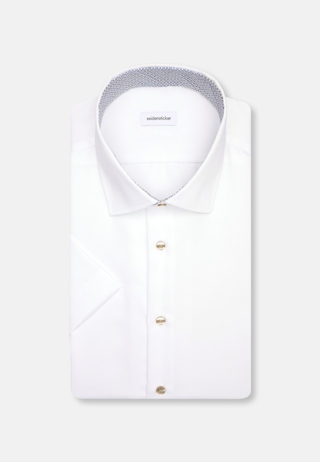 Shaped Business shirt Uni in White |  Seidensticker Onlineshop