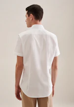 Shaped Business shirt Uni in White |  Seidensticker Onlineshop