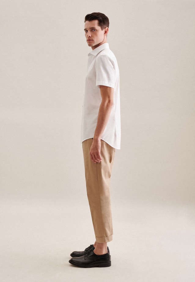 Shaped Chemise d'affaires Uni in Blanc |  Seidensticker Onlineshop