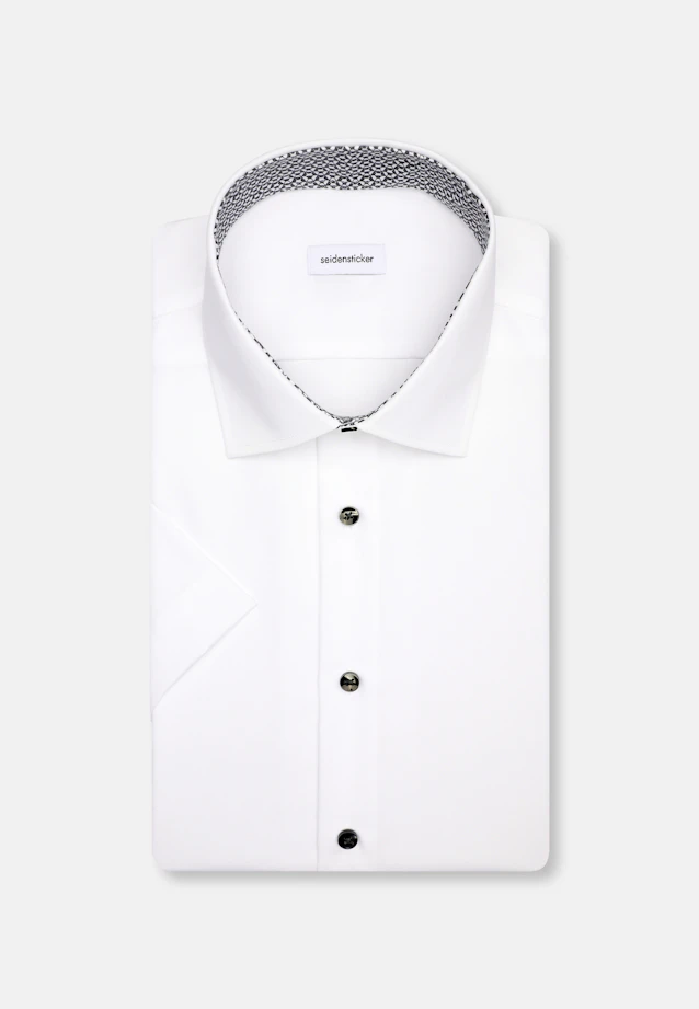 Shaped Business shirt Uni in White |  Seidensticker Onlineshop