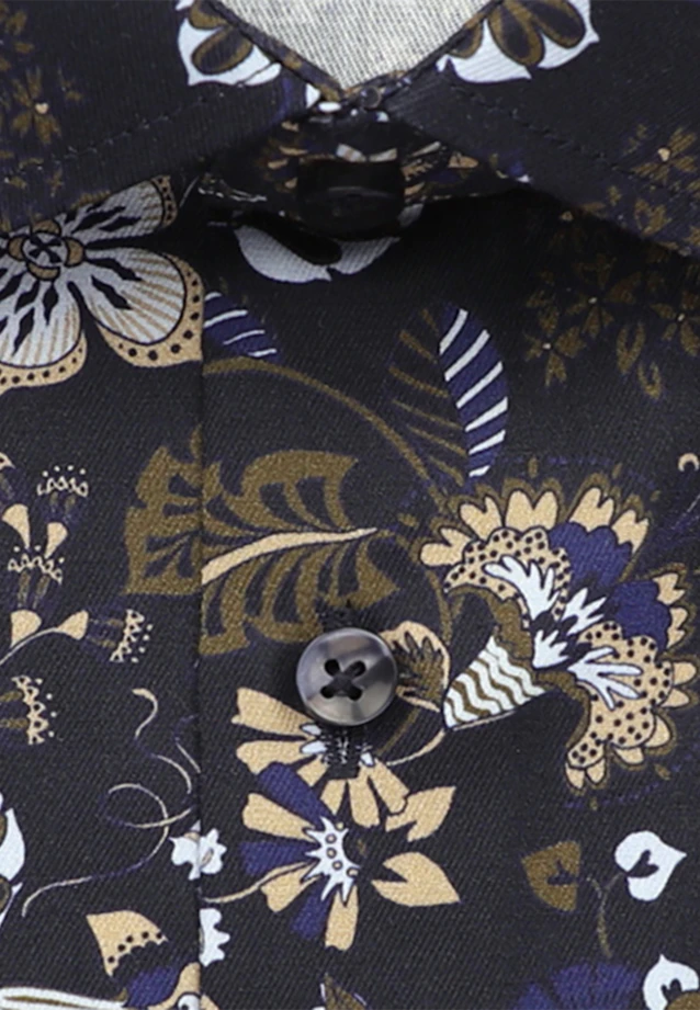 Comfort Chemise d'affaires Imprimé in Bleu Foncé |  Seidensticker Onlineshop