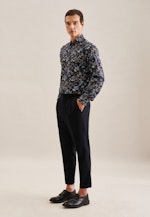 Comfort Chemise d'affaires Imprimé in Bleu Foncé |  Seidensticker Onlineshop