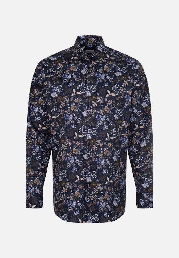 Comfort Chemise d'affaires Imprimé in Bleu Foncé |  Seidensticker Onlineshop